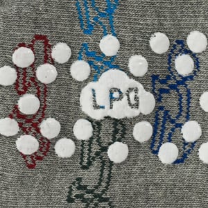 Förpackning med 6 halkfria strumpor för barn LPG2004