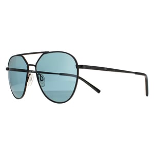 Serengeti zonnebril Odell SS555003 Mat Black Saturnus gepolariseerd benzine blauw