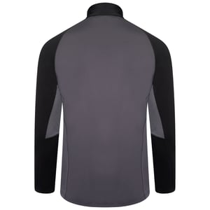 Dare 2B Heren Fuser Core Stretch Half Zip Thermo Top (Ebbenhoutgrijs)