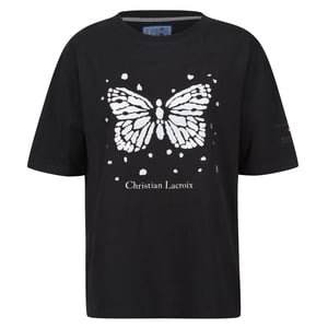 Regatta Dames/Dames Christian Lacroix Bellegarde Vlinder T-Shirt (Zwart)