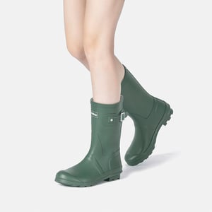 EVER AU Dam Penguin Mid-Calf Gumboots - Oliv