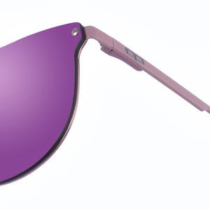 Unisex New Geri Oval Shaped Nylon Sunglasses