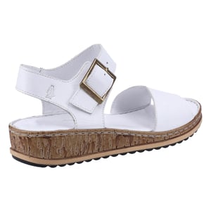 Hush Puppies Dames/dames Ellie leren sandalen (Wit)