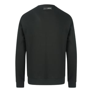 Philipp Plein Sport Gouden Logo Zwarte Trui