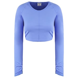 Gymshark Whitney Simmons Womens Blauwe Gewatteerde Top
