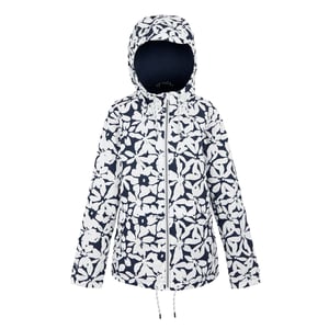 Regatta Womens/Ladies Bayletta II Painterly Stripe Waterproof Jacket (Navy/White)