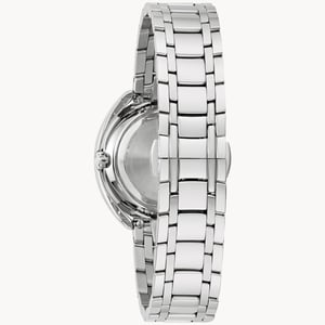 Bulova Duality Dames Horloge Zilverkleurig 96X160