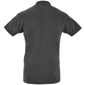 SOLS Heren Perfect Pique Korte Mouw Poloshirt (Houtskool mergel)