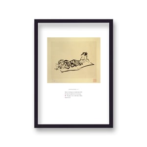 John Lennon Personal Sketch Collection 3 Karuizawa '77 - Black Frame