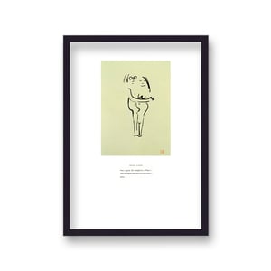 John Lennon Personal Sketch Collection 12 Real Love - Black Frame