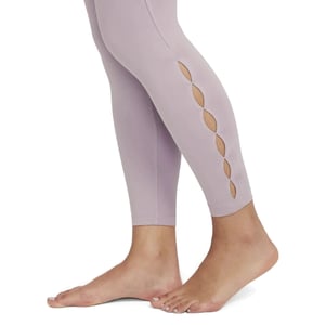 Nike Yoga Women's Lilac Pink High Rise Vented Ankle Leggings