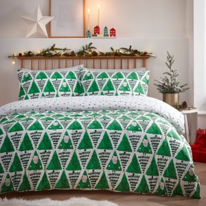 Hide and Seek Santa Duvet Cover Set