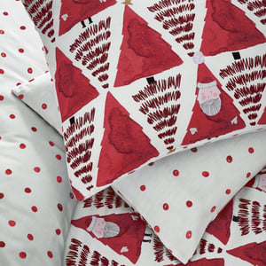 Hide and Seek Santa Duvet Cover Set