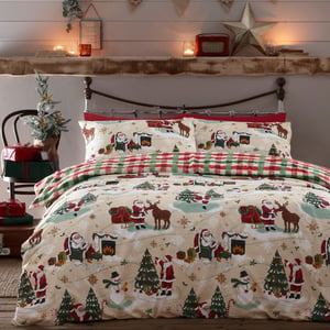 Jolly Santa Duvet Cover Set