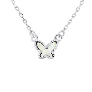 Butterfly Ketting Nacre Silver 925