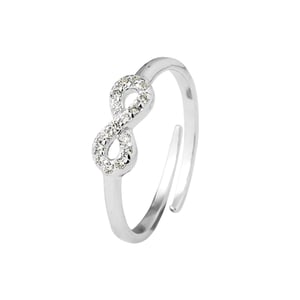 DIADEMA - Ring Infini - White - Black Night Collection