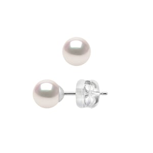 DIADEMA - Earrings - True Japanese Akoya Cultured Pearl - Quality AA+