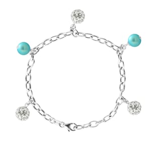 Turquoise Turquoise en Crystal Crystal Preciosa Silver 925