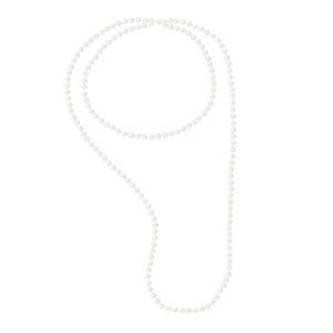 OPERA zoetwater parel White 7-8 mm Lengte 120 cm