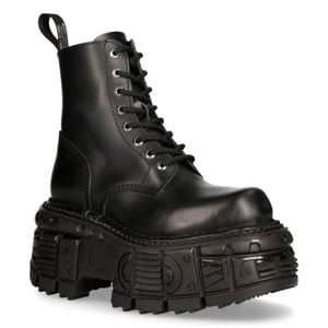 New Rock Unisex Military Techno Platform-stövlar - M-MILI084N-S5