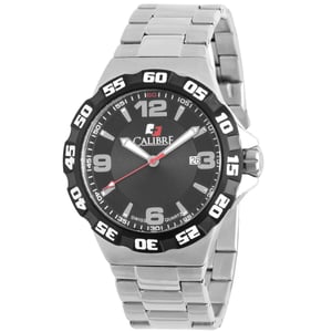 Calibre: Mens Lancer Swiss Made Movement Watch Silver Stainless steel Black L3 Dial