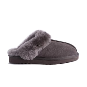 Aus Wooli "Sydney" Australia Sheepskin Wool Sydney Slippers, Grey