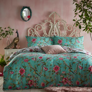 Vintage Chinoiserie Duvet Cover Set