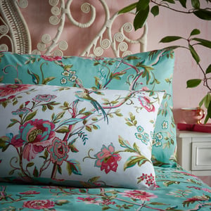 Vintage Chinoiserie Duvet Cover Set