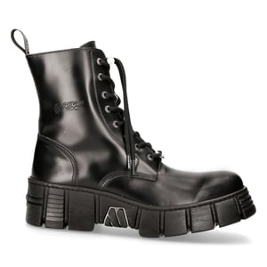 New Rock Boots Leren enkeltoren Biker Boots-M-WALL026N-C5