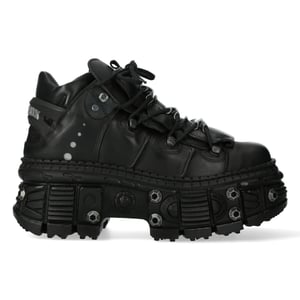 New Rock Goth leren enkellaarzen-WALL106-S25