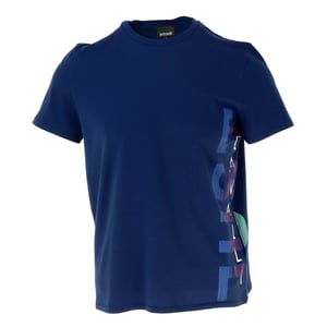 Just Cavalli Heren T-Shirt in Blauw