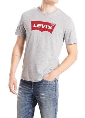 Levi's Heren T-Shirt in Grijs