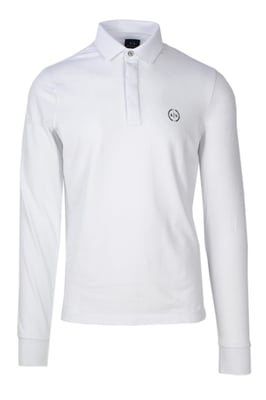 Armani Exchange Herenco polo in het wit