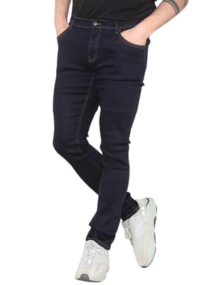 MYT Mens Skinny Fit Jeans Stretch Denim in Indigo