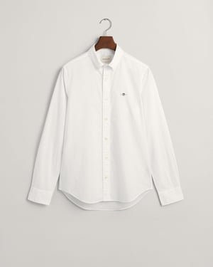 GANT Mens Slim Fit Long Sleeve Poplin Shirt