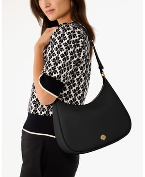 Kayla Pebbled Leather Large Shoulder Bag