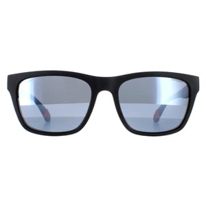 Superdry Rectangle Mens Black Silver Mirror Polarized 5009