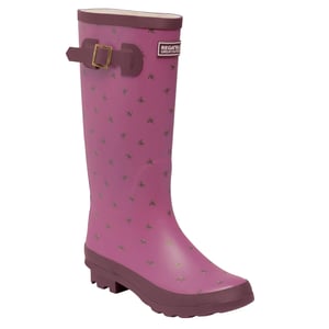 Regatta - Dames Ly Fairweather II Hoge Duurzame Rubberen Laarzen (Violet/Fig Rose Blush)