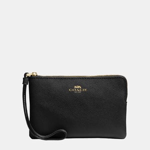 Crossgrain Leather Corner Zip Bag