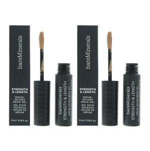 Bare Minerals Strength And Length Brow Gel 5ml x 2