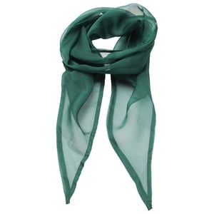 Premier Uniseks sjaal van chiffon in kleuren voor volwassenen (Fles)