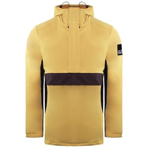 Jack Wolfskin Bernauer Mens Yellow/Burgundy Anorak Jacket