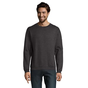 SOLS Heren Spider Ronde Hals Sweatshirt (Houtskoolmelange)
