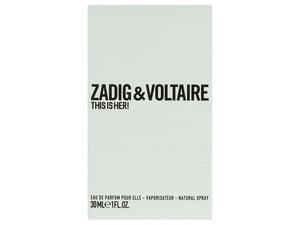 Zadig & Voltaire This Is Her Edp Spray 30ml.
