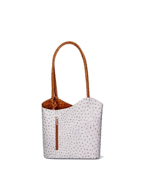 Gave Lux Rugzak vrouwen GREY/COGNAC
