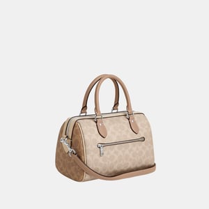 Rowan Satchel in Signature Canvas Blocking