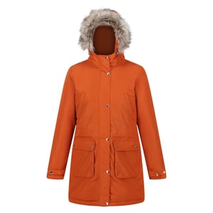 Regatta Womens/Ladies Voltera Heated Waterproof Jacket (Burnt Copper)