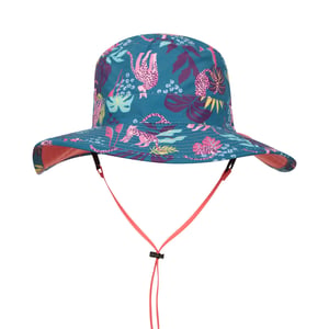 Mountain Warehouse Vändbar vattenresistent solhatt för barn/ungdomar (Teal)