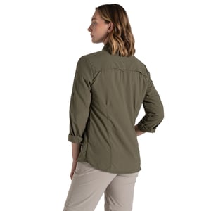 Craghoppers Dames/Dames Adventure III Nosilife Shirt Met Lange Mouwen (Wilde olijf)