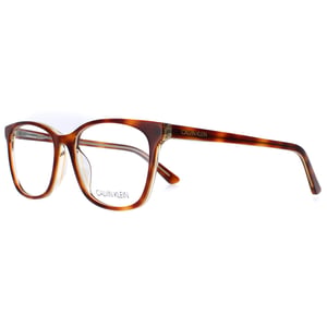 Calvin Klein Rectangle Unisex Bruna sköldpaddsglasögon